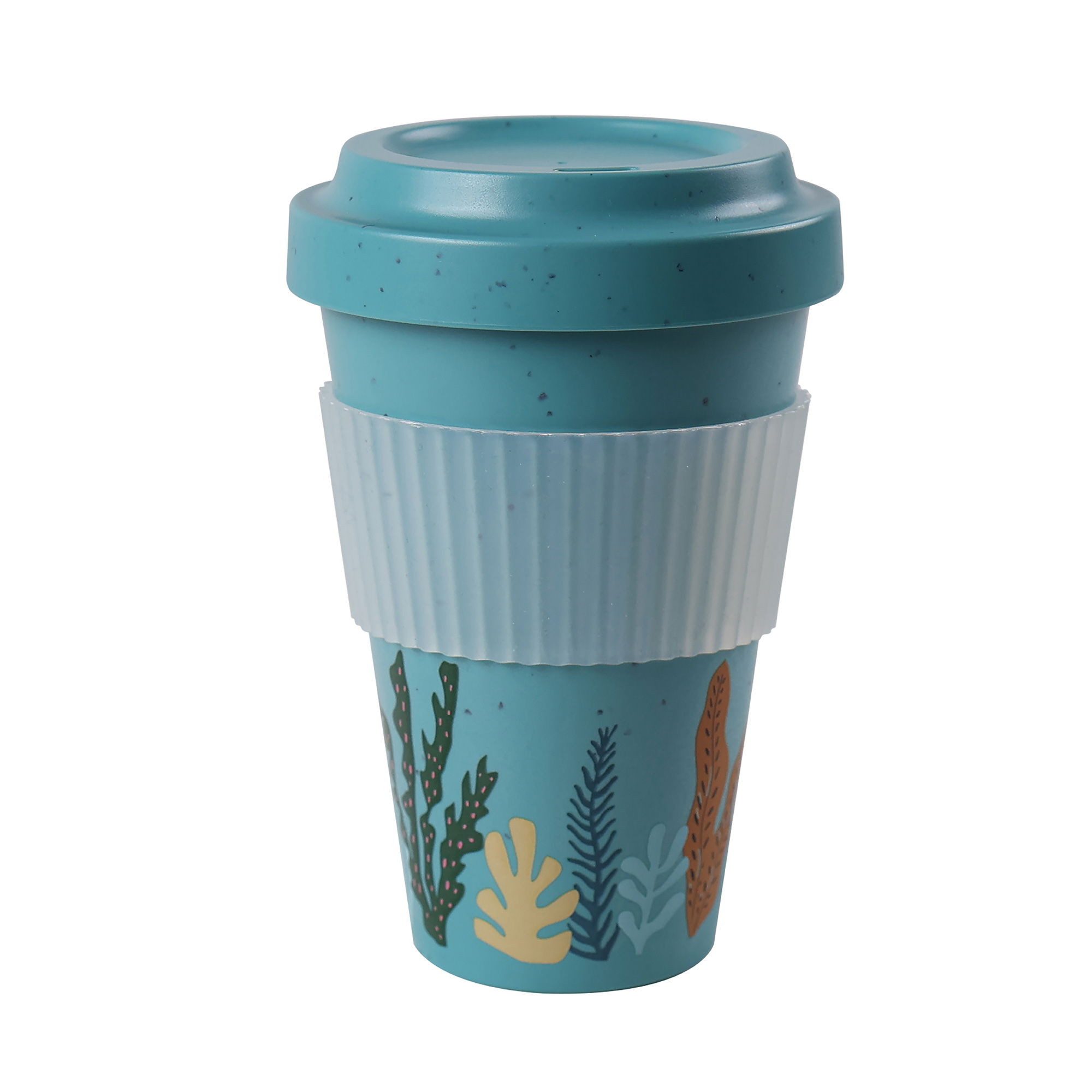 AWAVE® Coffee-to-go-Becher AWAVE® Kaffeebecher to-go aus rPET, 400 ml, türkis, rPET