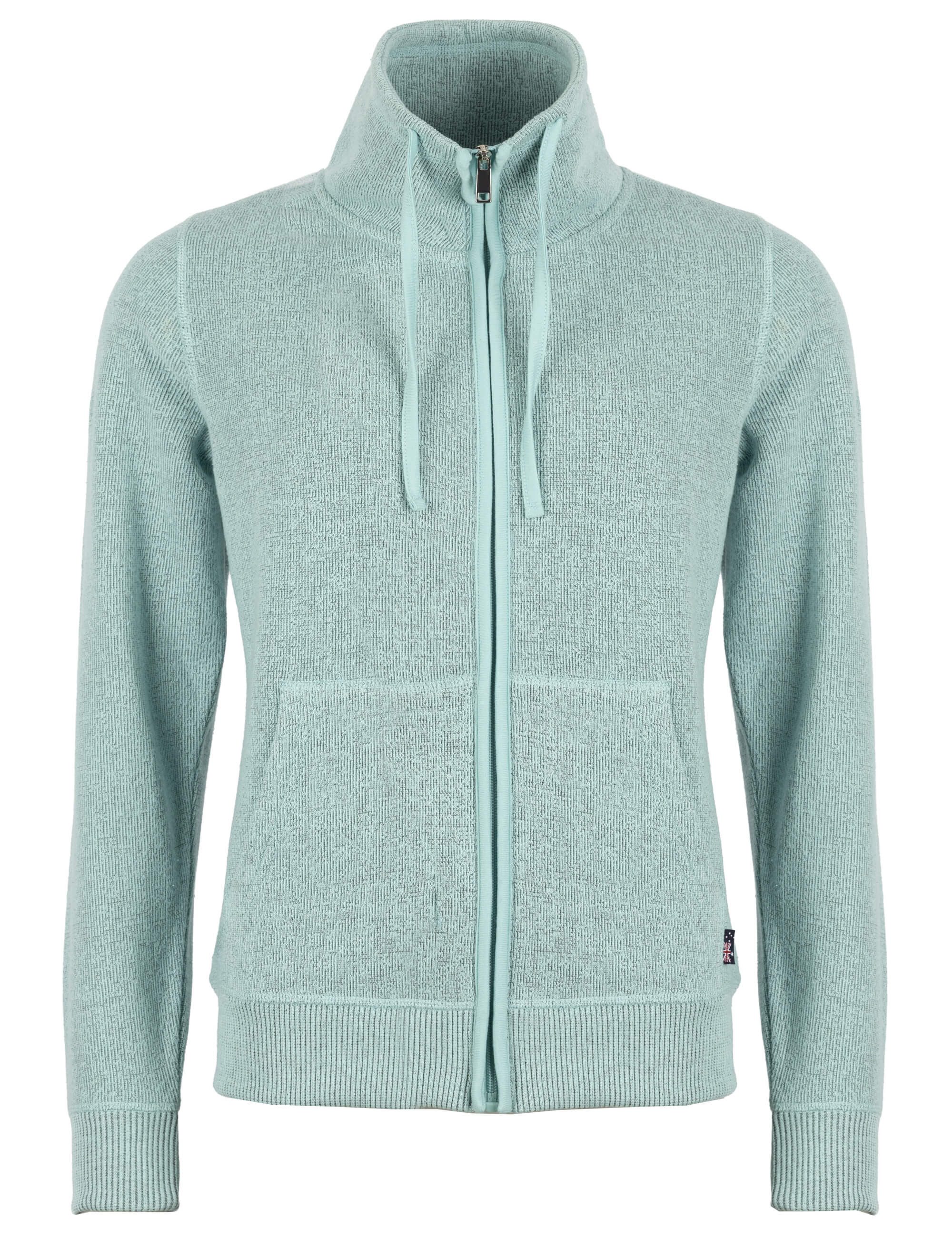 ROADSIGN australia Sweatjacke Knit (1, 1-tlg., 1) in Strickoptik mit Stehkragen