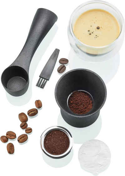 GEFU Wiederbefüllbare Espresso-Kapsel CNSCIO, Aluminium, Edelstahl, Kunststoff, Zubehör für alle gängigen ESPRESSO®-Kapselmaschinen, 8-teilig