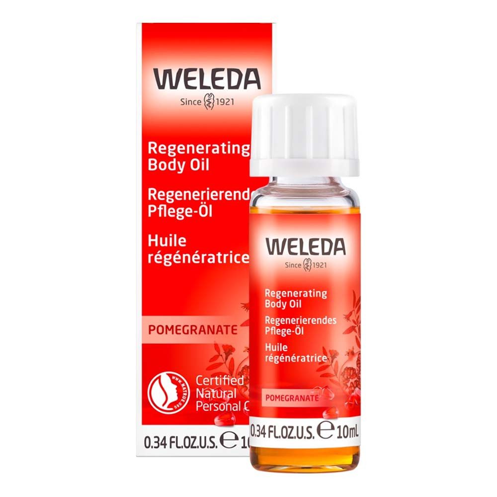 WELEDA Körperöl Granatapfel - Regenerierendes Pflege-Öl Kleingröße 10ml