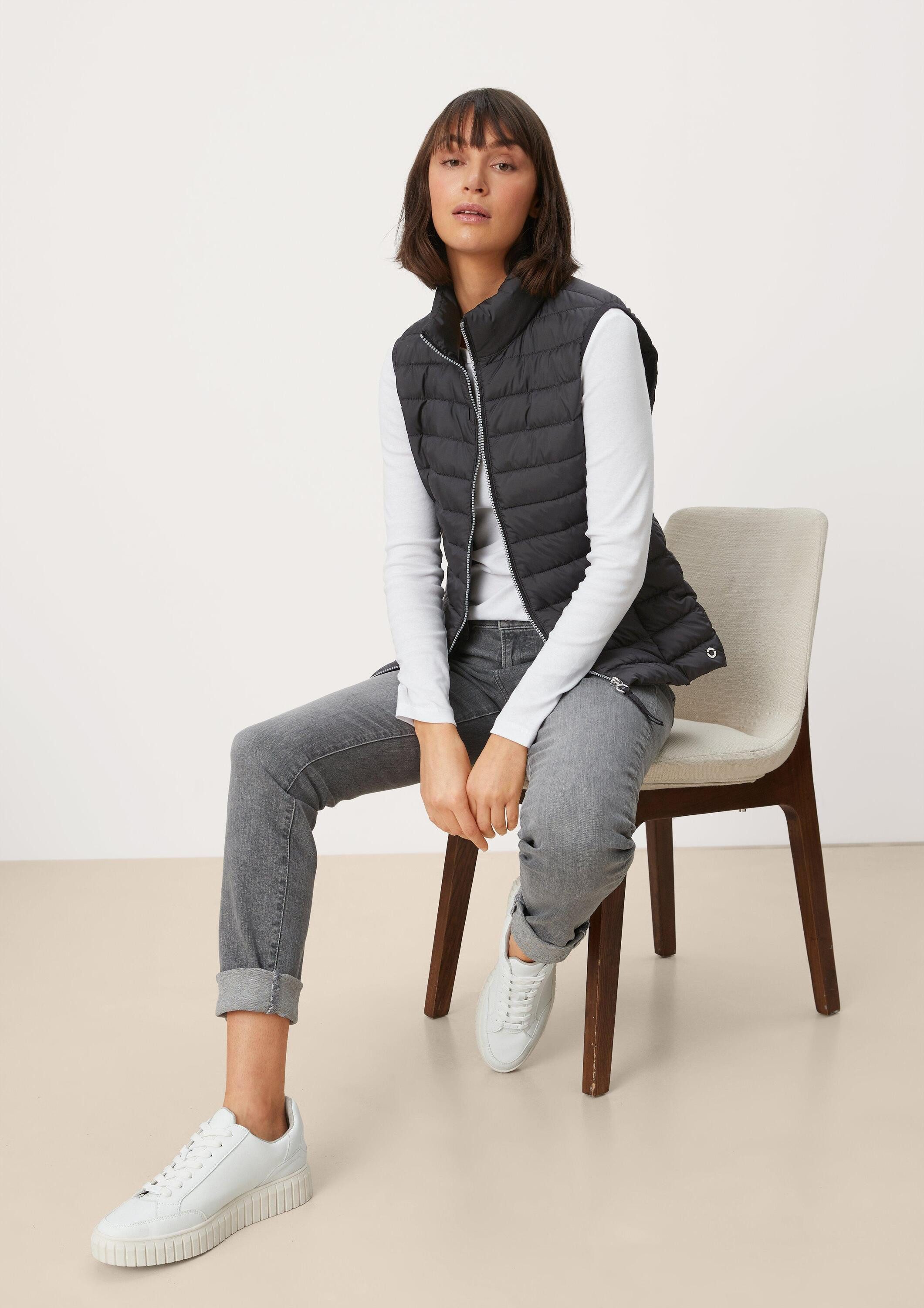 s.Oliver Funktionsweste Indoor-Weste Leichte Weste mit Steppung und Stehkra günstig online kaufen