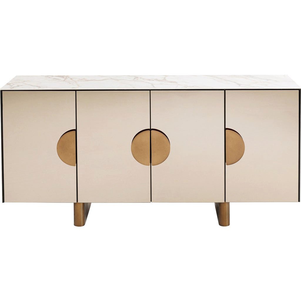 Kare Design Sideboard Lunar, verspiegelt, Breite 160 cm