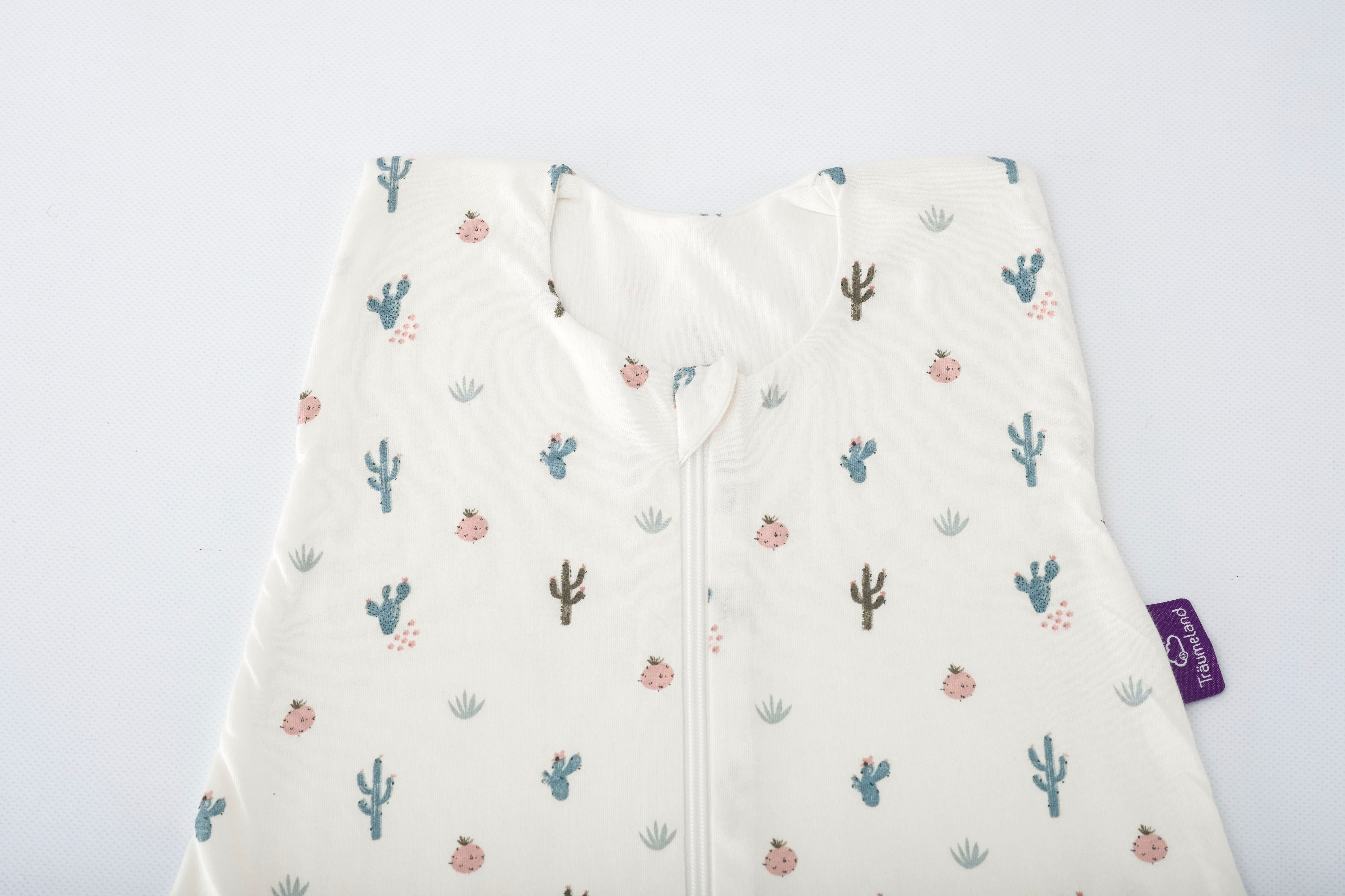 (1 Babyschlafsack LIEBMICH Design tlg) Baumwolle, Sommerschlafsack Träumeland Kaktusliebe