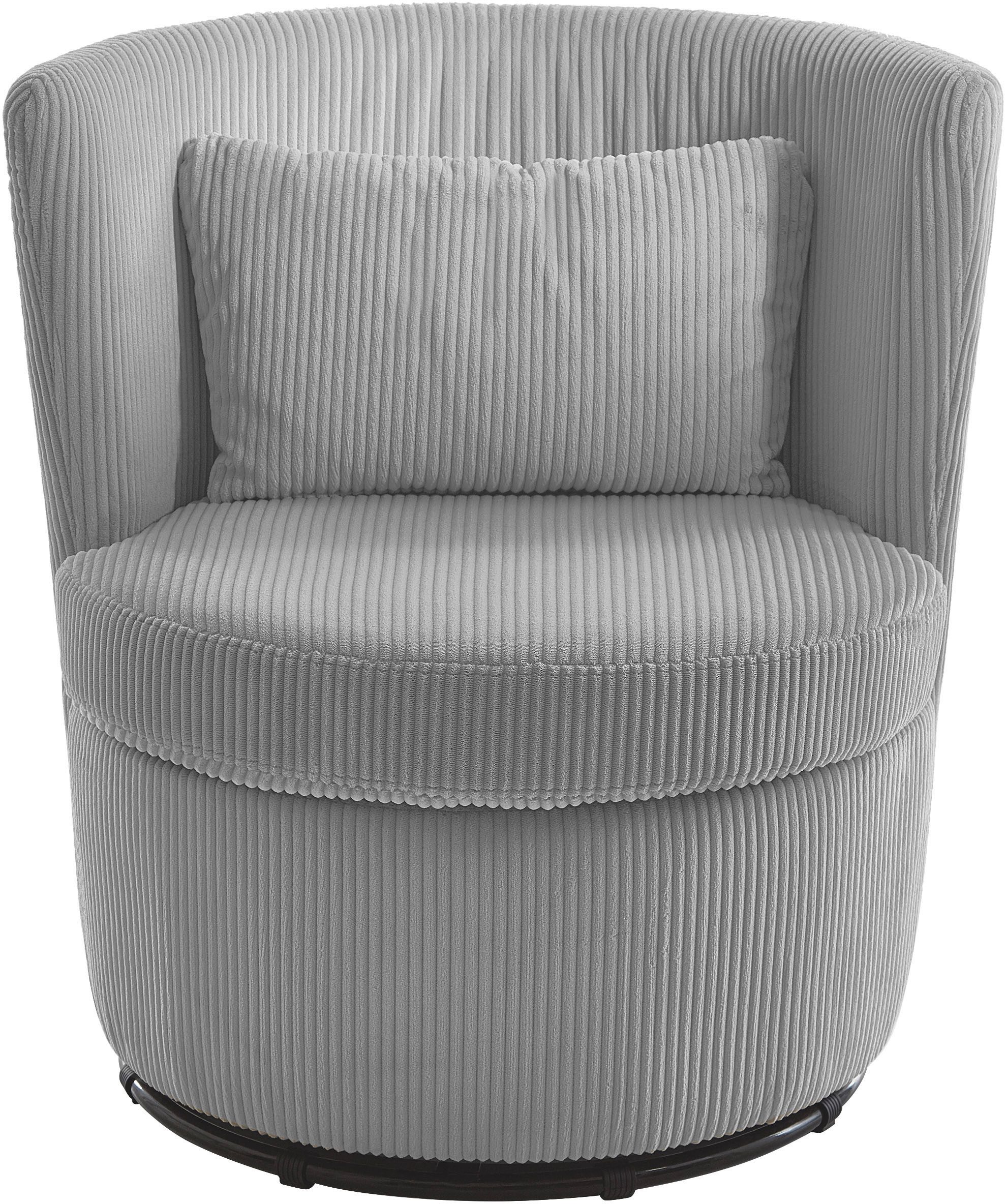 ATLANTIC home collection Drehsessel Keno, 360-Grad drehbarer Cordsessel, in günstig online kaufen