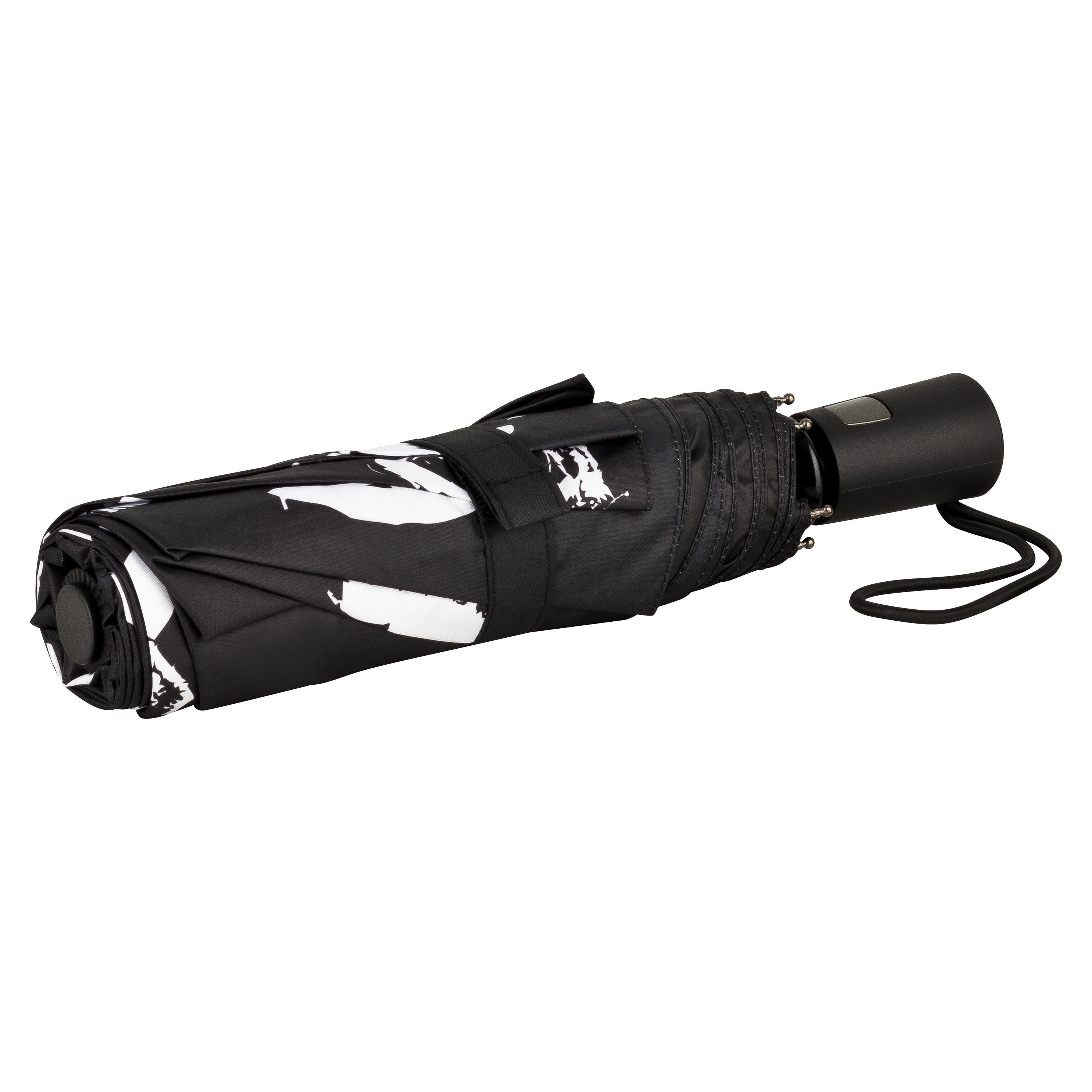 von Lilienfeld Taschenregenschirm Regenschirm UV-Schutz durch UPF 50+ Auf-Zu-Automatik Florentine, Beutel mit Zugband