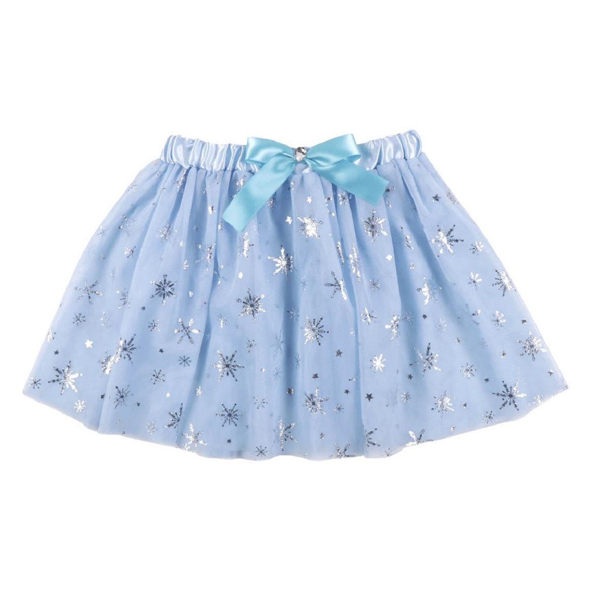 Disney Frozen Echthaar-Extension Tutu mit Krone 2 Tlg.- Kostüm zubehör für Kinder