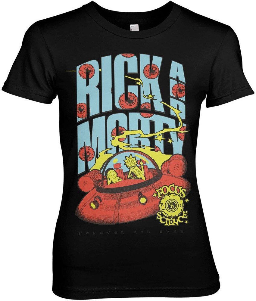 Rick and Morty T-Shirt Focus On Science Girly Tee