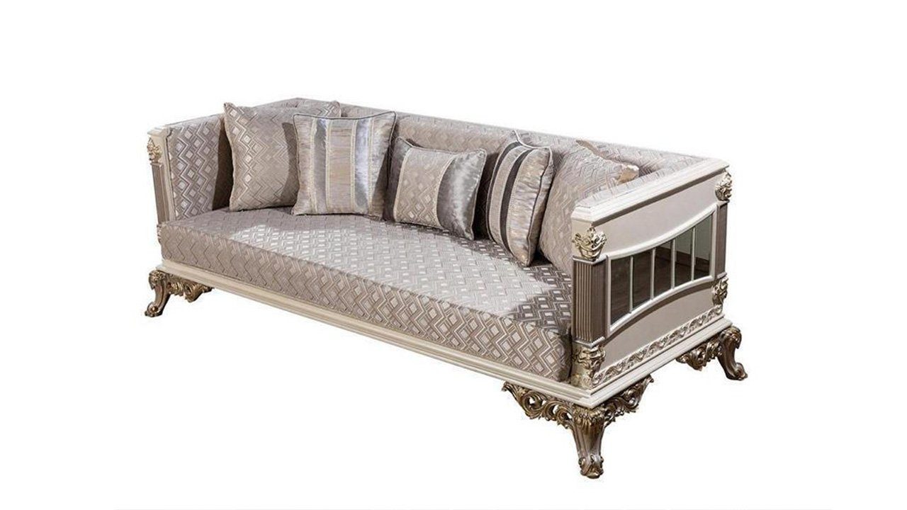 JVmoebel Sofa Sofagarnitur Klassische Europe Luxus Sessel Wohnzimmer Made In 3+1Sitzer, set Sofas