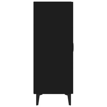 furnicato Sideboard Schwarz 70x34x90 cm Holzwerkstoff