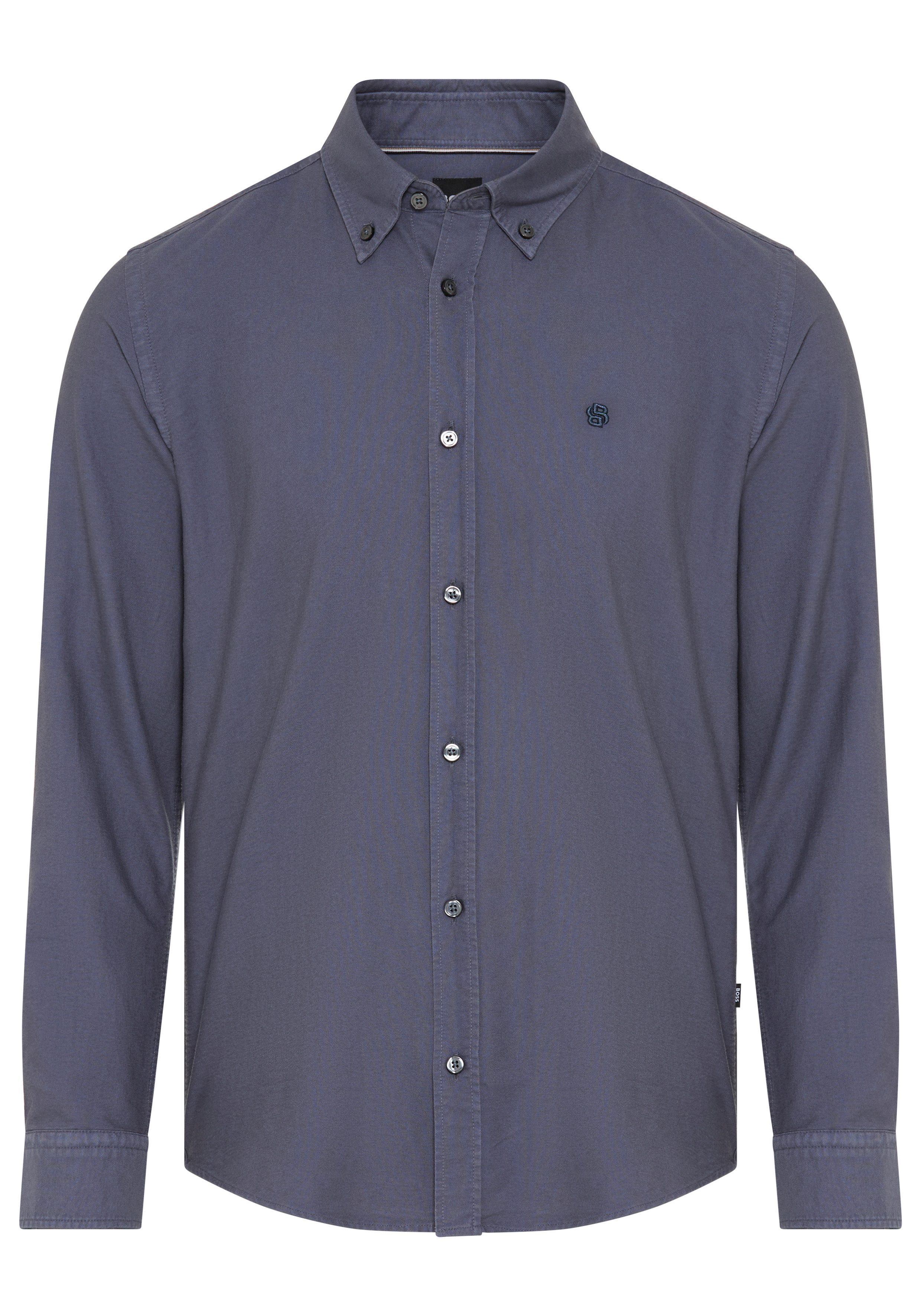 BOSS Businesshemd ROAN Langarm, Button-Down-Kragen, slim fit