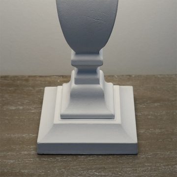 Grafelstein Tischleuchte Tischlampe weiß im Landhausstil H51,5cm Tischleuchte E14