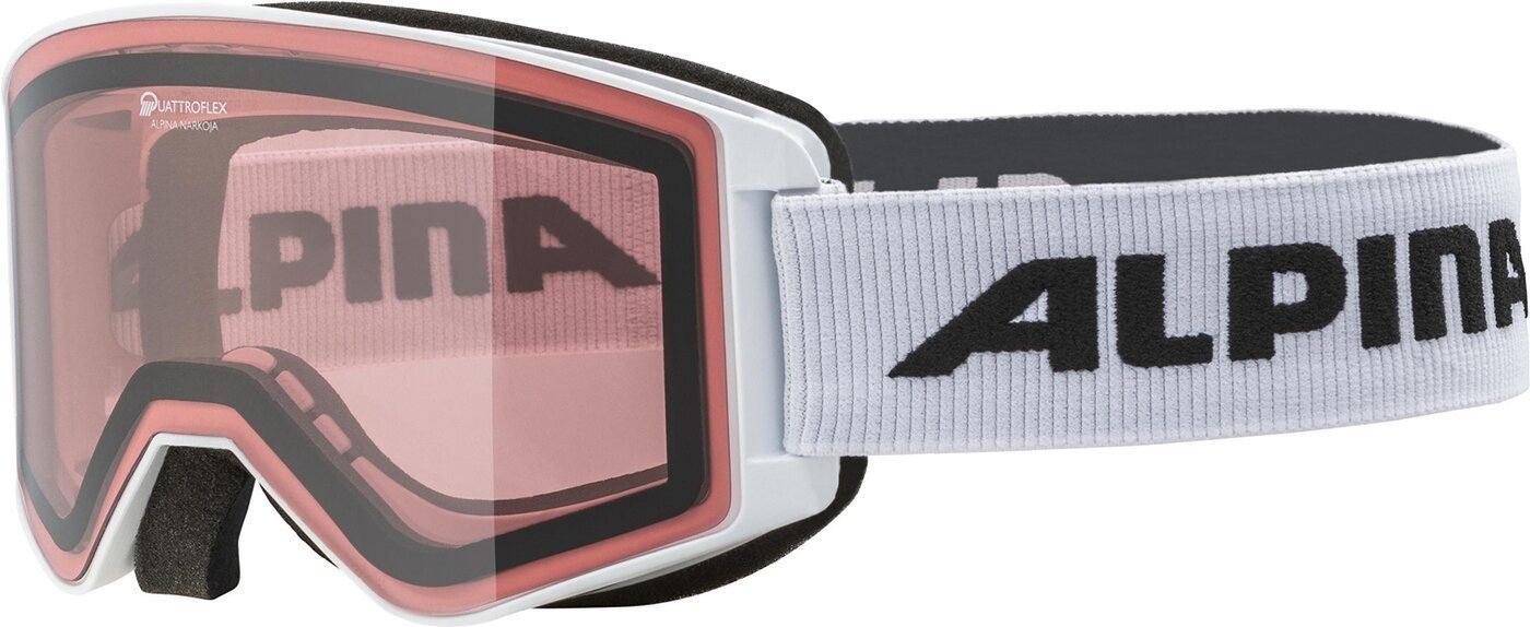 Alpina Sports Skibrille NARKOJA Q WHITE MATT