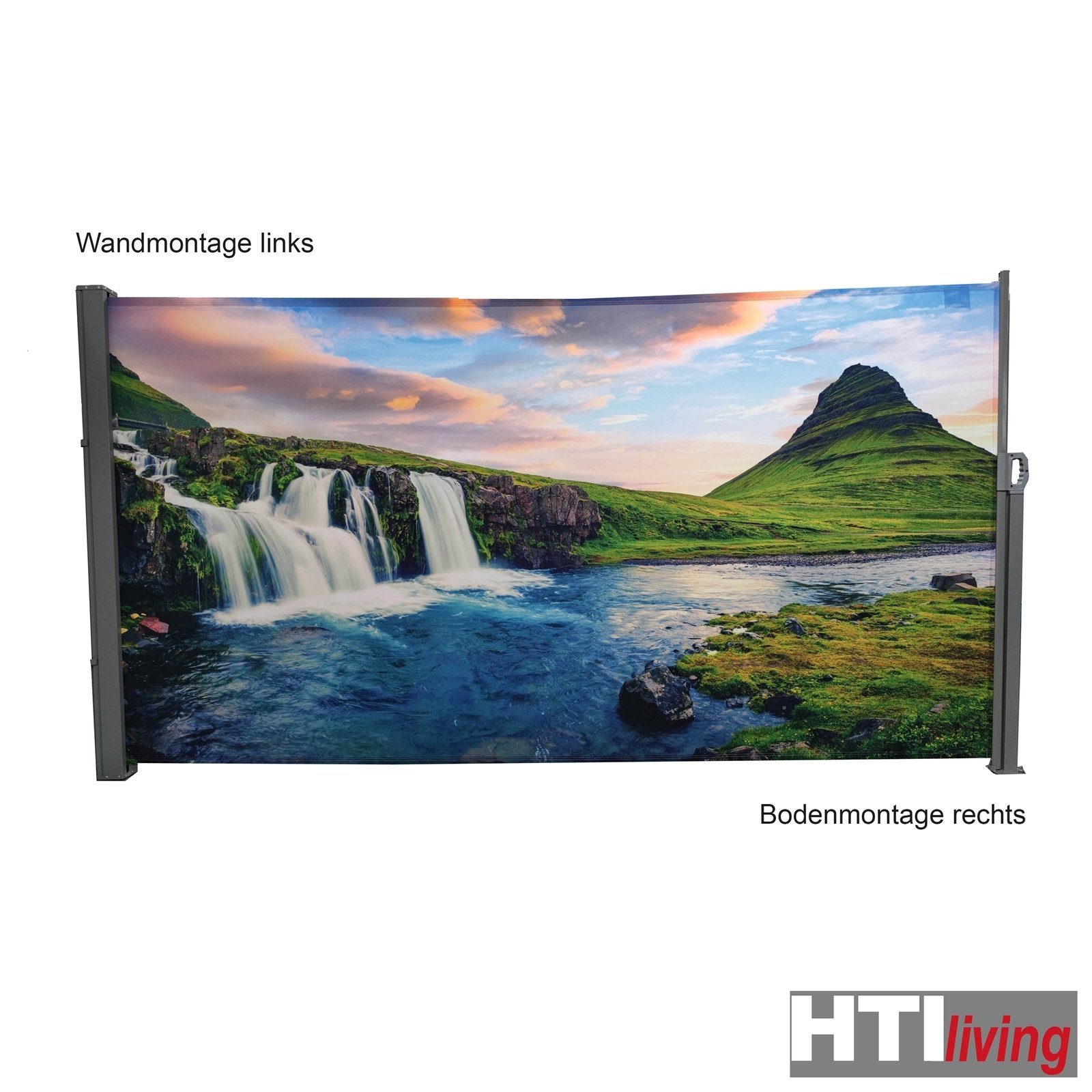 HTI-Living Seitenmarkise Seitenmarkise Berge links (Stück, günstig online kaufen