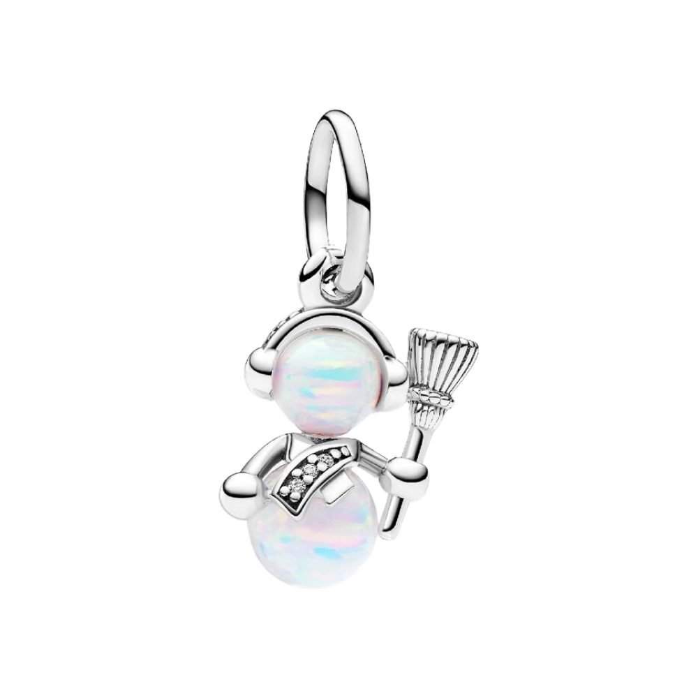 Pandora Charm-Einhänger 792981C01, Schneemann, Winter, Weihnachten