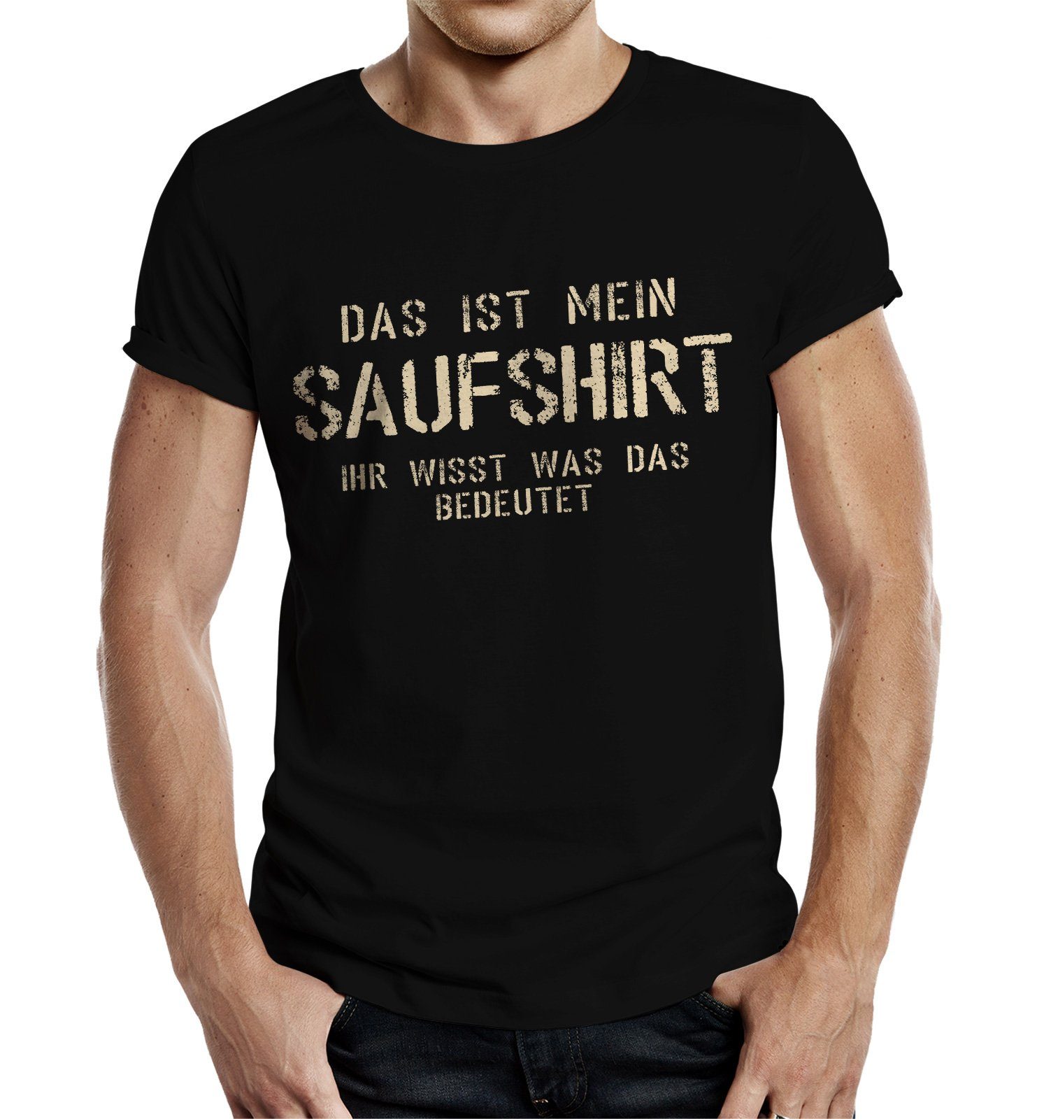 RAHMENLOS® T-Shirt zur Party - mein Saufshirt