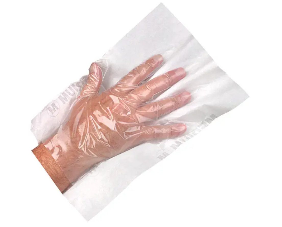 DocMed Einweghandschuhe Soft-Hand Copolymer - unsteril (Pflegehandschuhe, 100-St., Unsteril Untersuchungshandschuhe, Flexibel und komfortabel) Praktische Verpackung:, Leichtes Anziehen