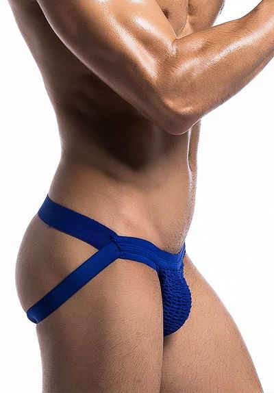 MOB Eroticwear Slip Classic Jock-Strap pofrei - blau