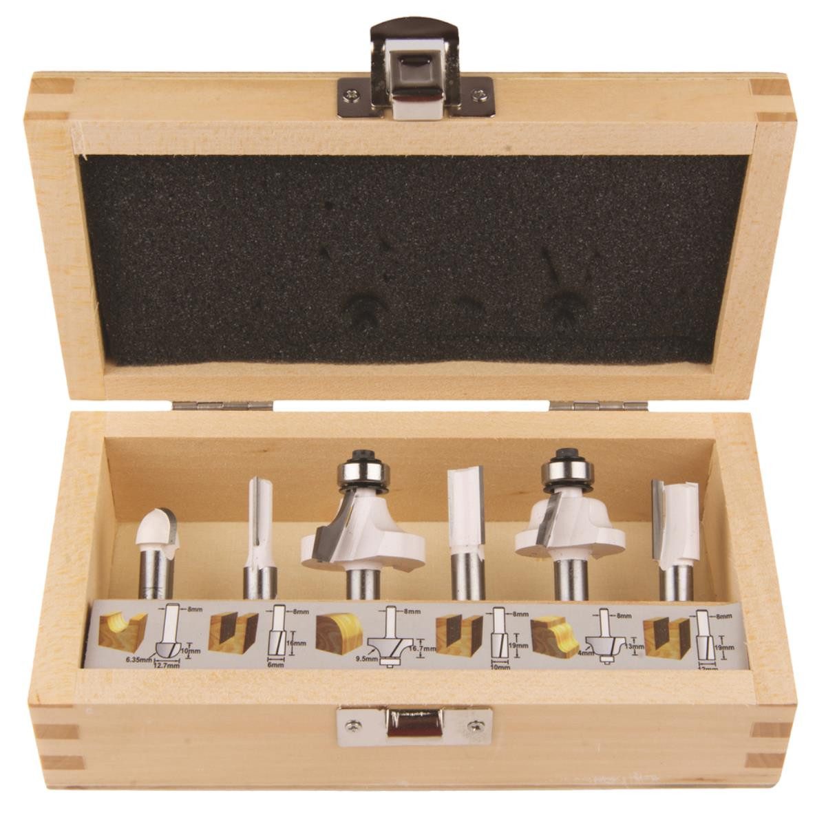 Makita Akku-Multifunktionswerkzeug Makita Fräser-Set 6 tlg. 8 mm • 5 Stück, Produkt, Makita, Makita Werkzeug und Geräte für Heimwerker und Handwerk