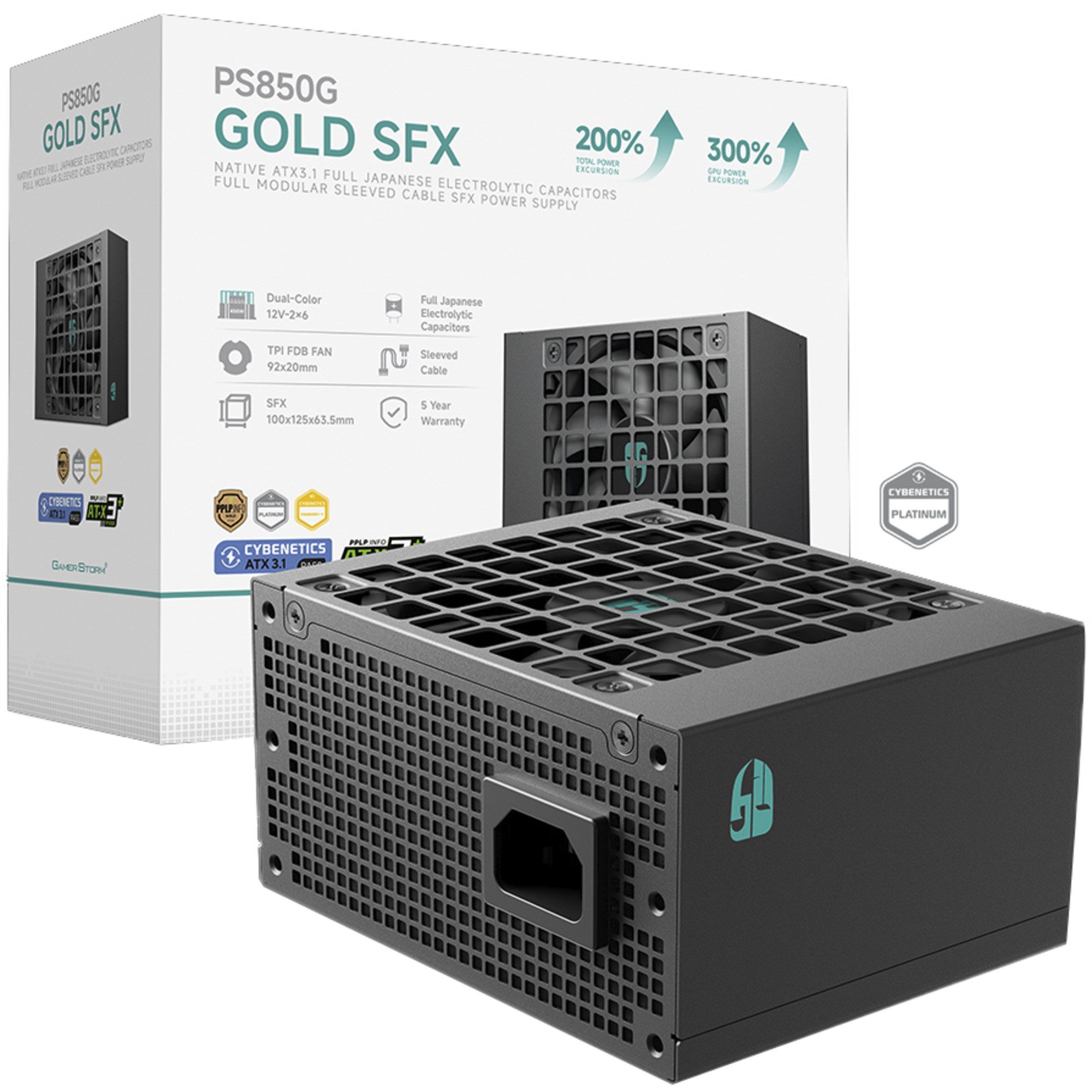 DeepCool DeepCool GAMER STORM PS850G, PC-Netzteil, (1x PC-Netzteil