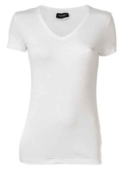 Emporio Armani T-Shirt Damen T-Shirt - V-Neck, Loungewear, Kurzarm