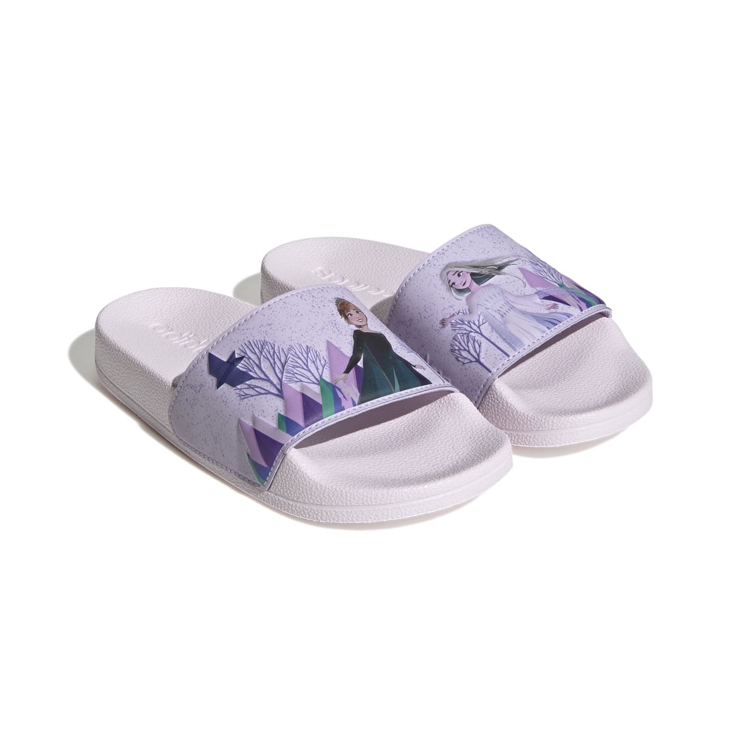 adidas Performance Adilette x Disney Die Eiskönigin Shower fliederviolett Kinder Badeschuh