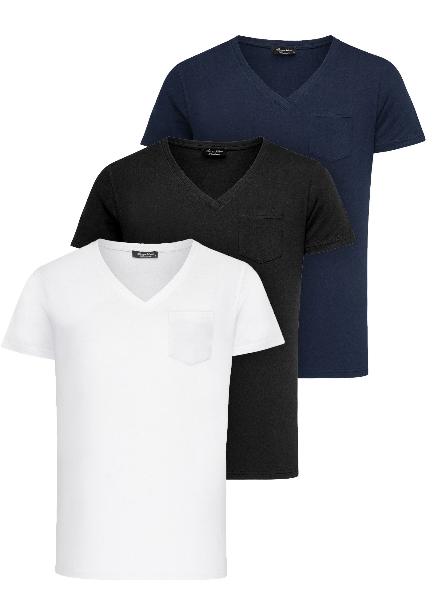 Amaci&Sons T-Shirt 3. PATERSON Herren T-Shirts günstig online kaufen