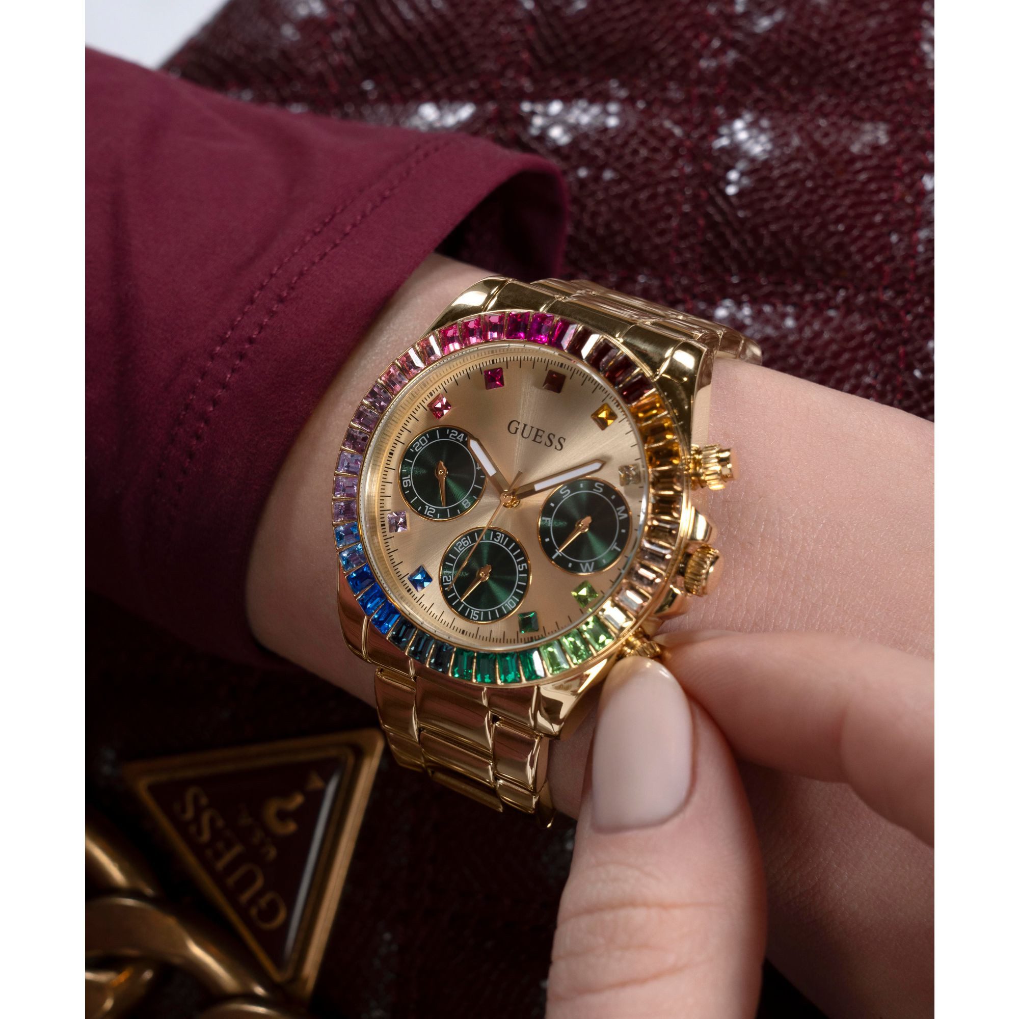 Guess Quarzuhr Halo Rainbow günstig online kaufen