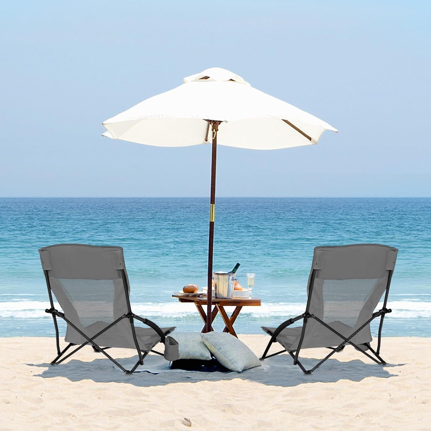 Woltu Campingstuhl (2 St), Strandstuhl klappbar günstig online kaufen