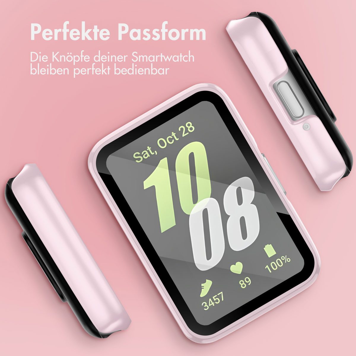 imoshion Displayschutzfolie imoshion Full Cover Hard Case Samsung Galaxy Fit 3 - Rosa, 1 Stück – Bild 5 von 5