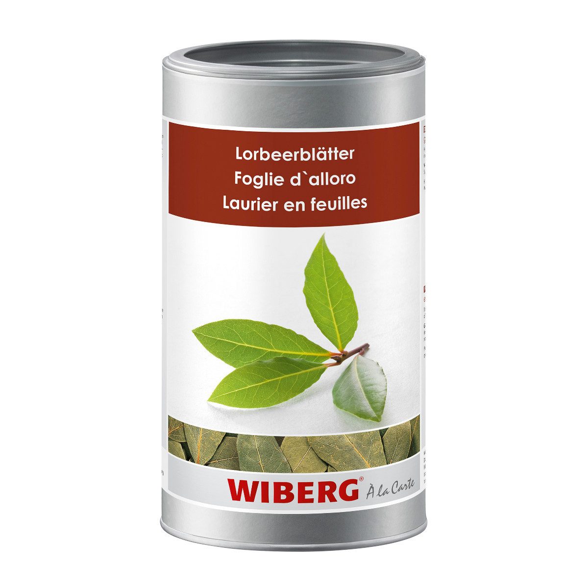 WIBERG Gewürz, Wiberg Lorbeerblätter ganz mit tiefer aromatischer Note Dose 60g