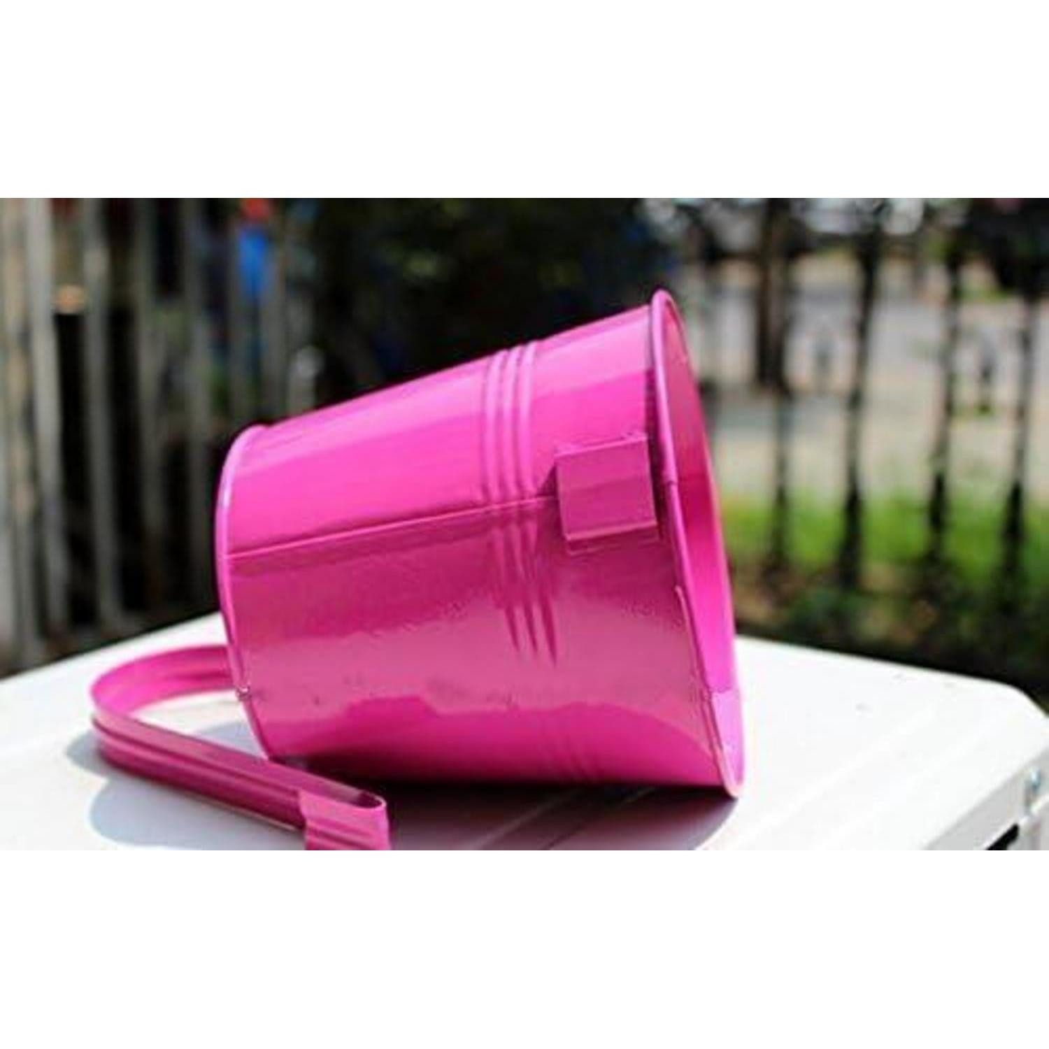 LuxusKollektion Blumentopf Blumentöpfe Hängetopf Metall Haken Loch 10er 10cm Balkon Bunt 10CM