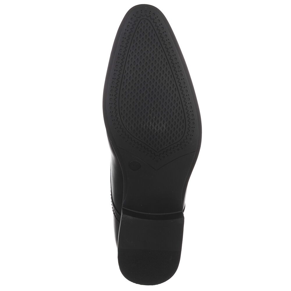 Coolwalk Herrenschuh Schnürer elegant für Business & Freizeit Schnürschuh (91917941) Blockabsatz Business-Schuhe in Schwarz – Bild 3 von 5