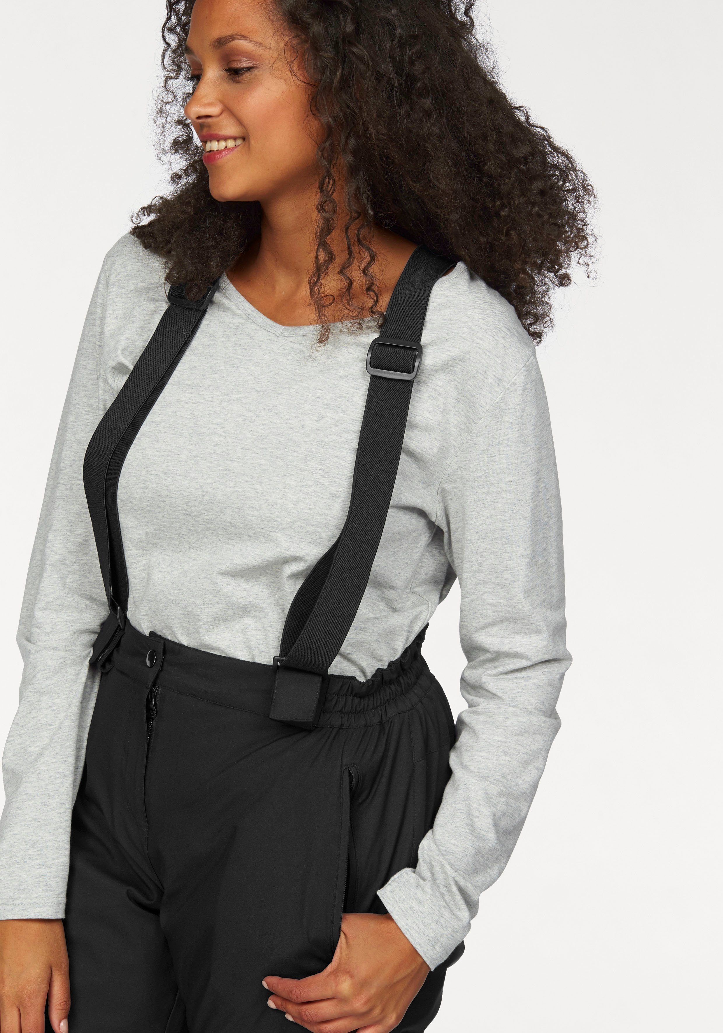 Polarino Skihose mit abnehmbaren Hosenträgern