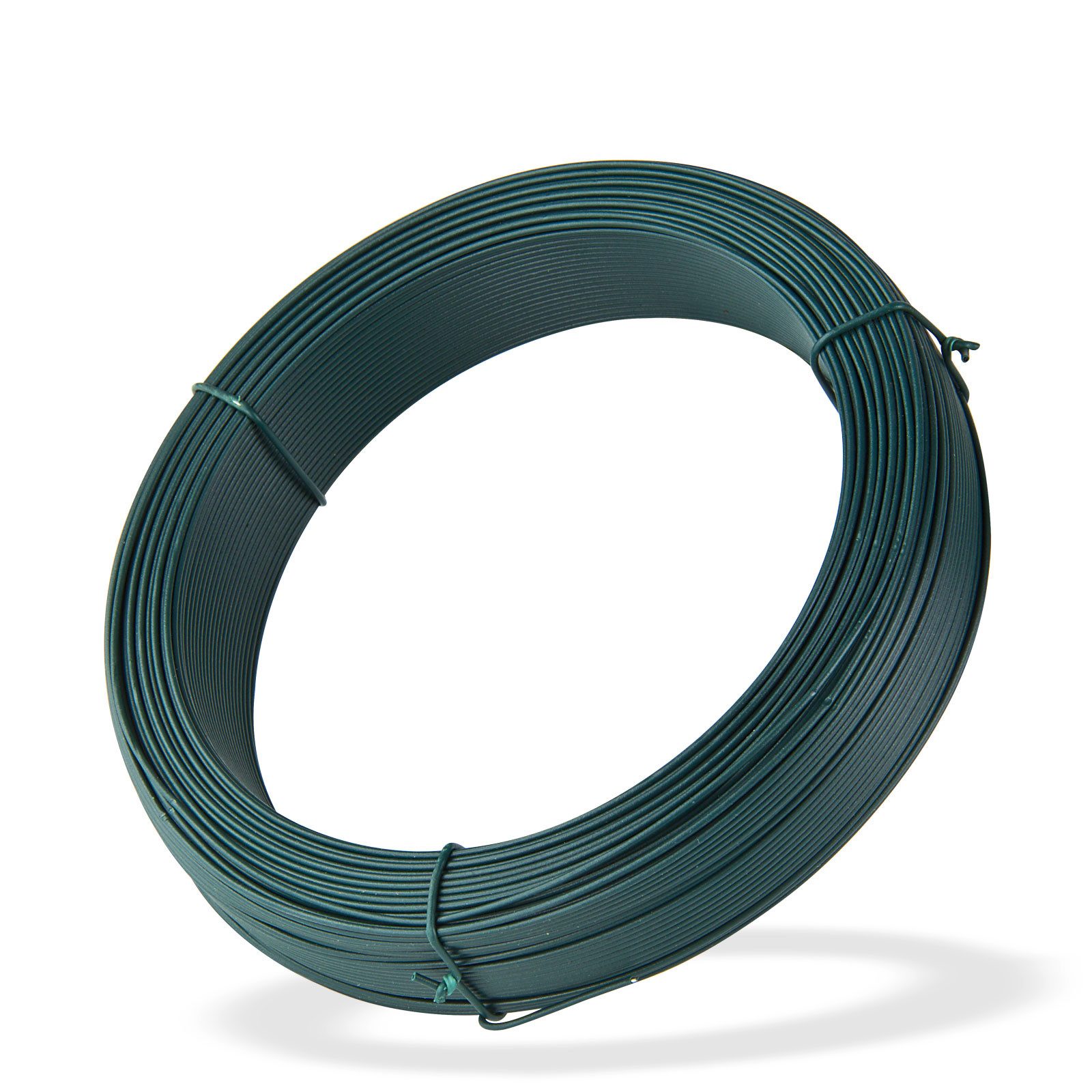 E-FLOR Bindedraht Verzinkt – 1,0 Mm Stärke, 25 M Ring, Mit Aufhänger