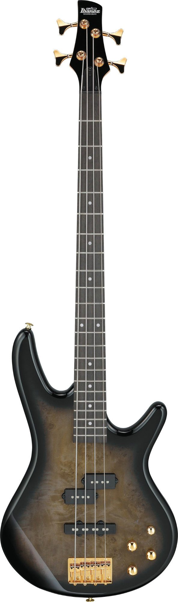 Ibanez E-Bass GIO GSR200PC-TPB Transparent Pale Black Burst, Soundgear, E-Bass, 4-Saiter Bass mit Phat II Equalizer