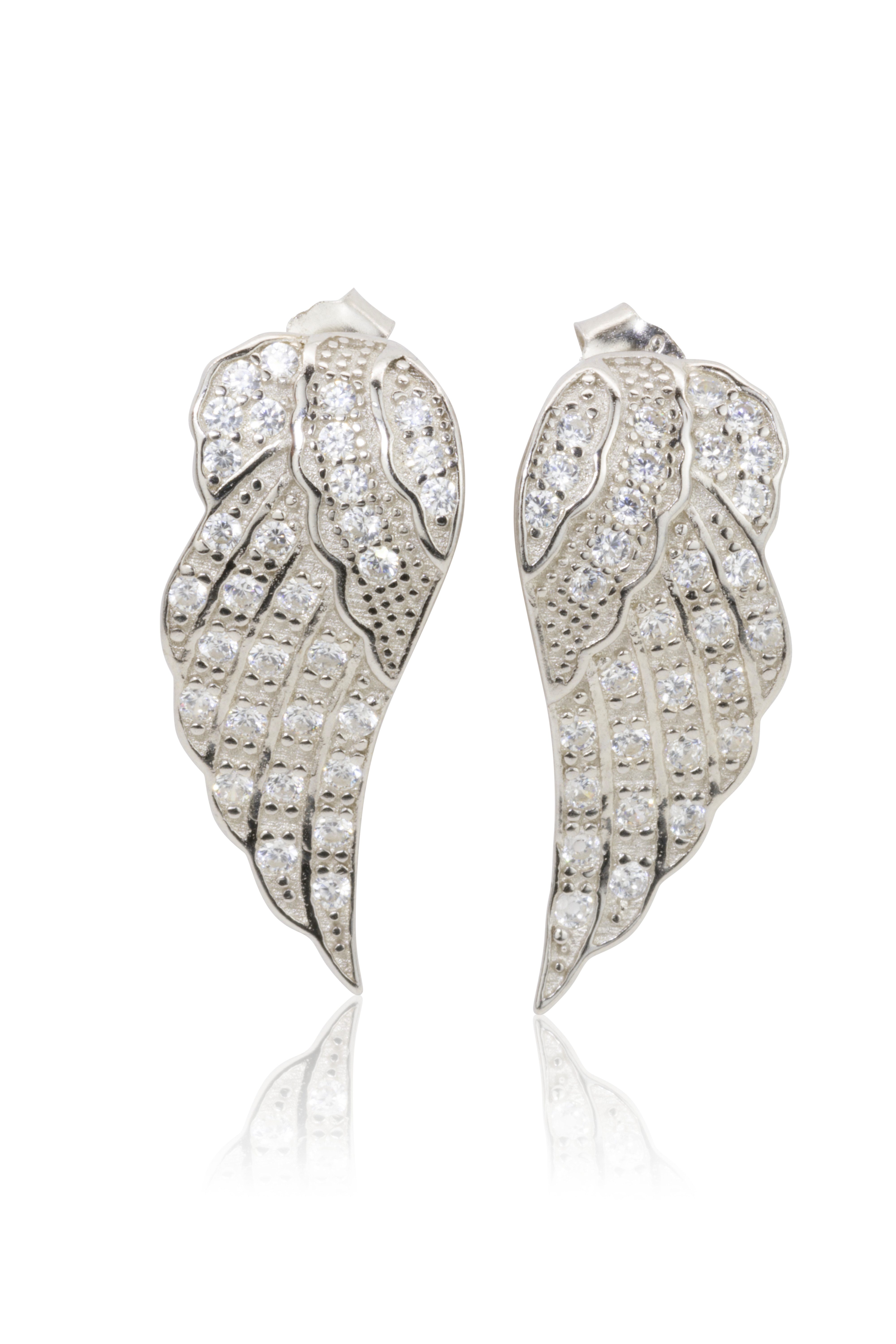 SCHEPPE SCHMUCK Ohrstecker-Set Engelsrufer - Flügel - 925 Sterling Silber - günstig online kaufen