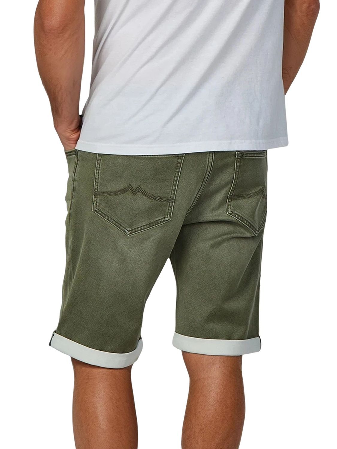 MUSTANG Jeansshorts Herren Shorts Chicago Real X Regular Fit Bermudashorts mit Stretch