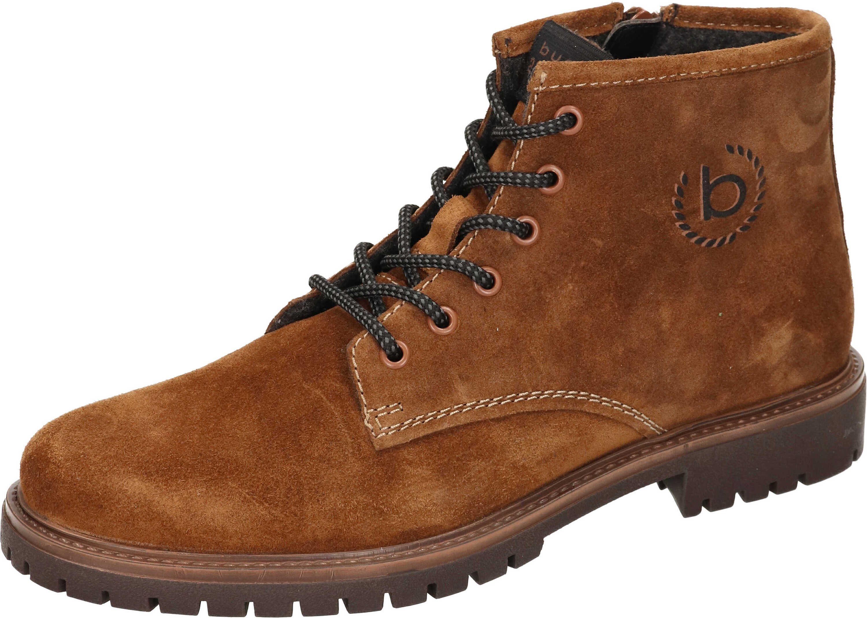 bugatti Stiefel Stiefel aus Veloursleder