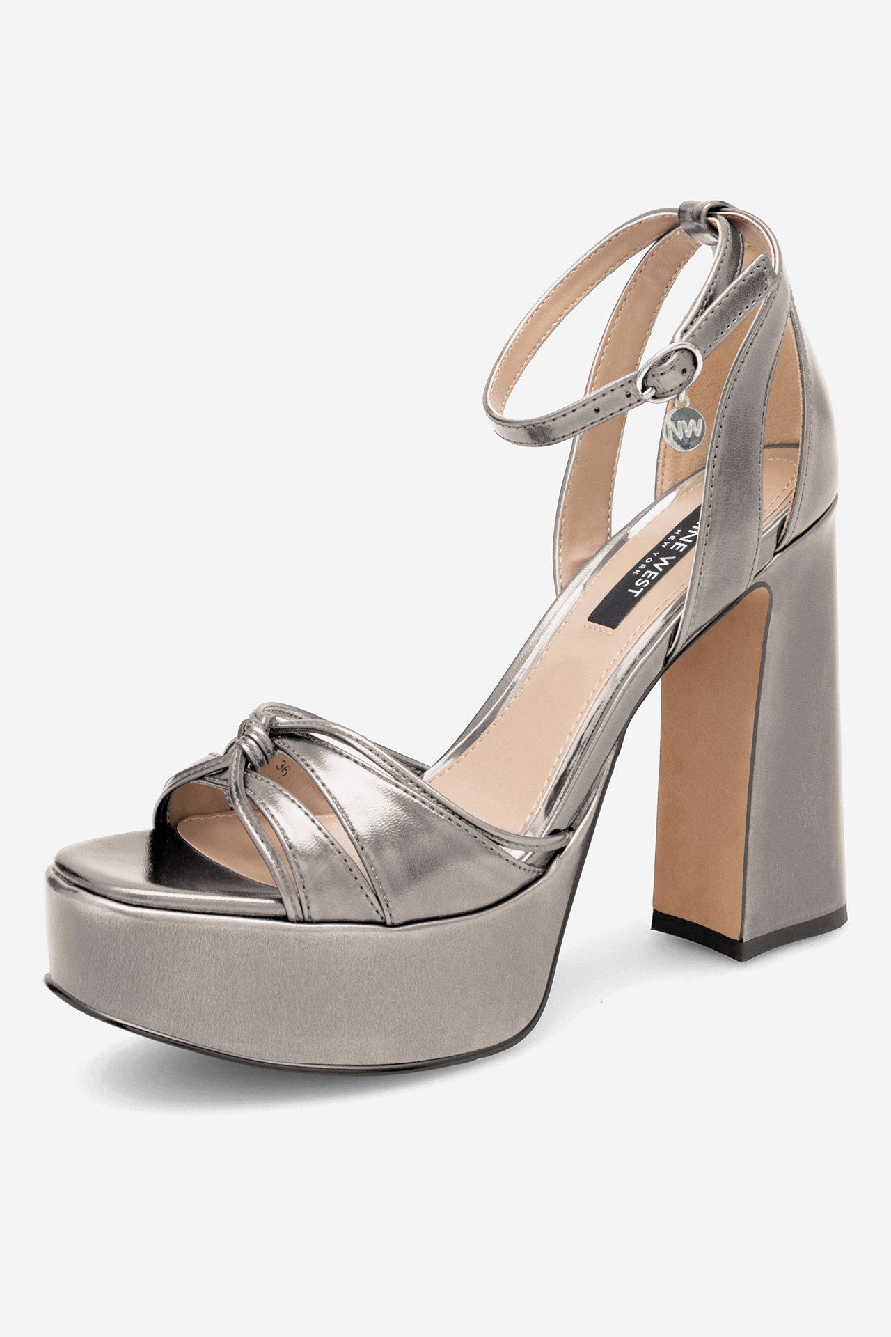 Nine West NINE WEST Damen Sandale 41 silberfarben 5905588147992 Sandale