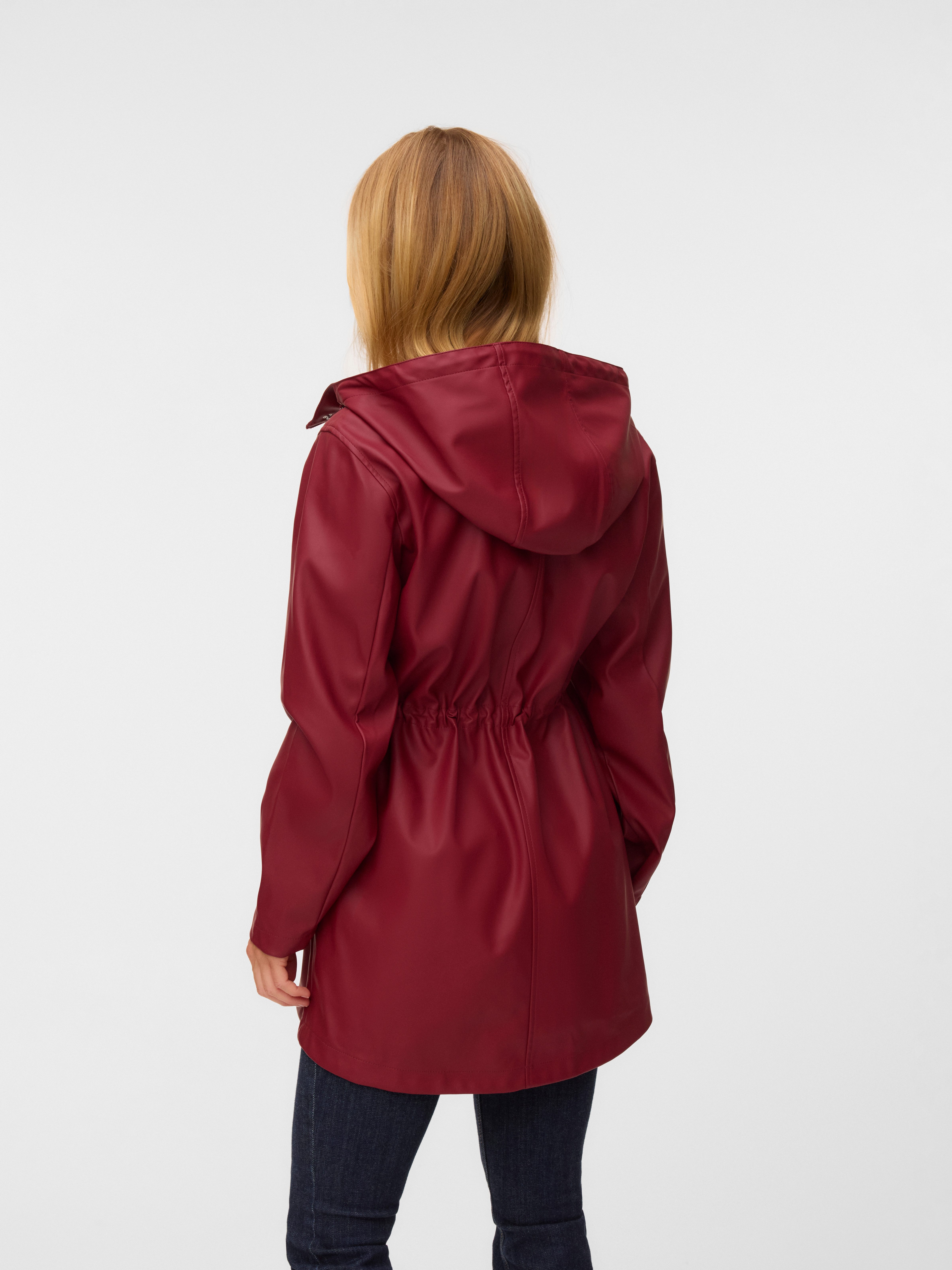 Vero Moda Regenjacke VMMALOU COATED JACKET wasserabweisende Beschichtung