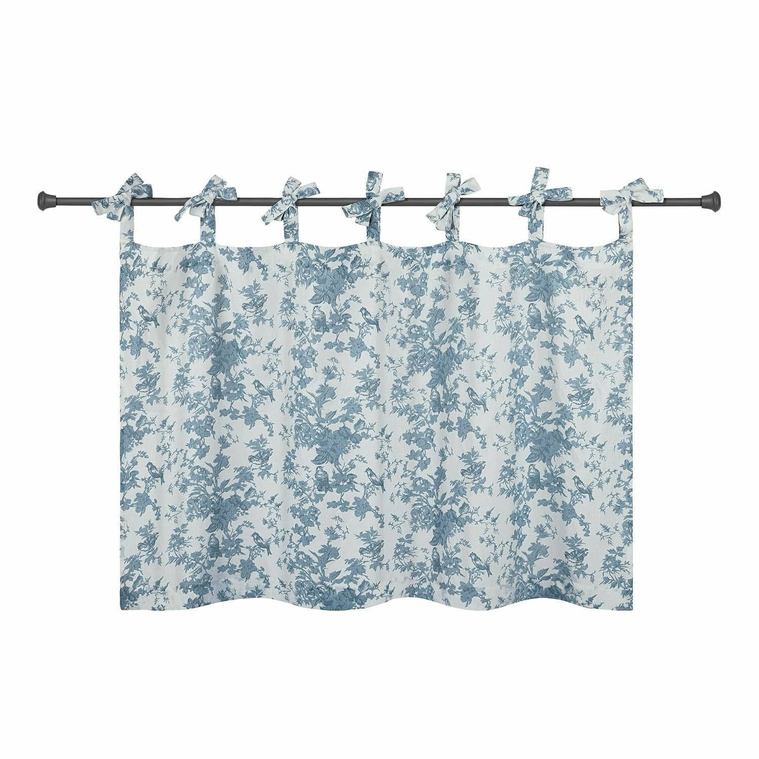 Mirabeau Scheibengardine Scheibengardine Emilie blau/beige