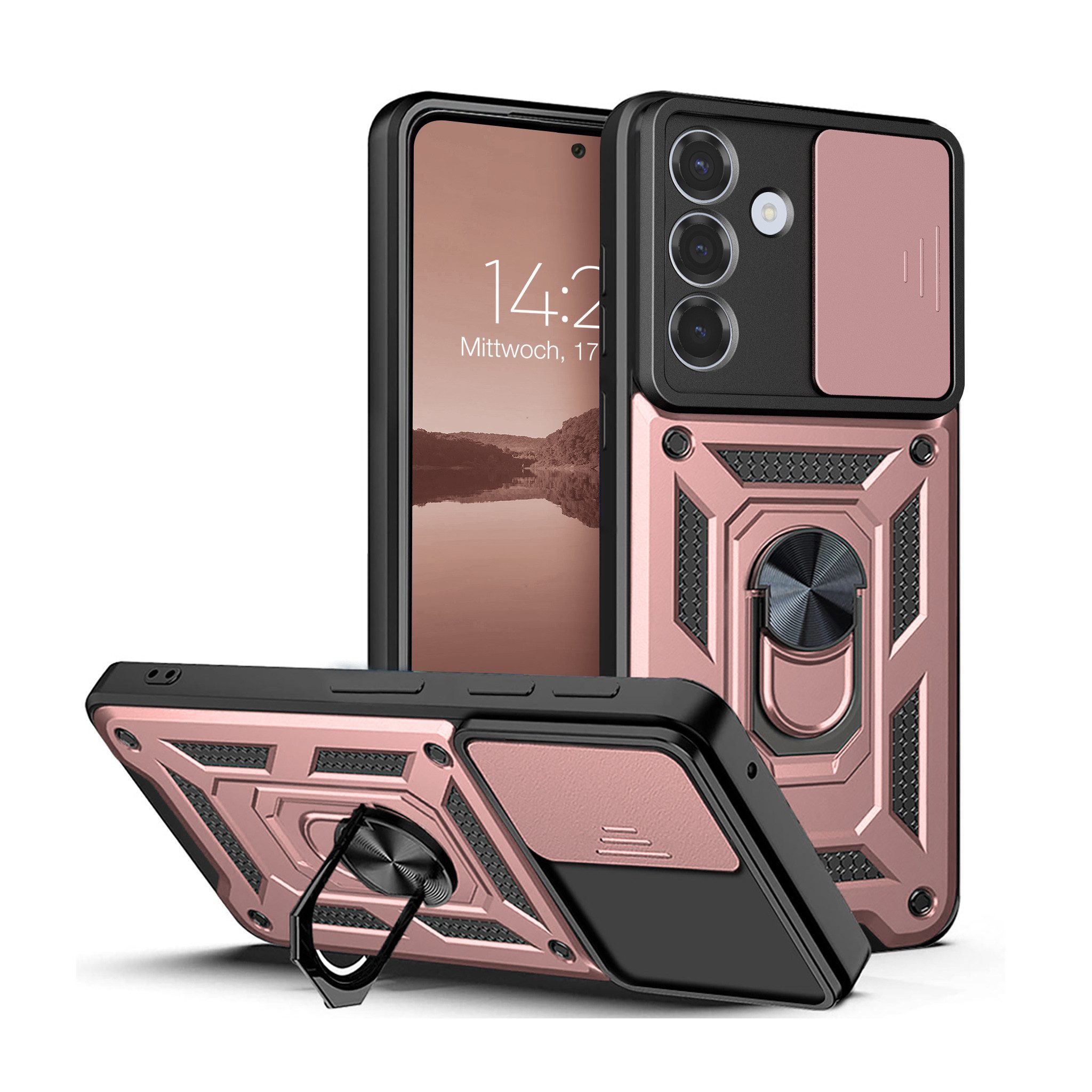 Tec-Expert Handyhülle Outdoor Cover Hülle für Samsung Galaxy S26, Premium Hülle mit Kameraschutz aus verstärktem Polycarbonat