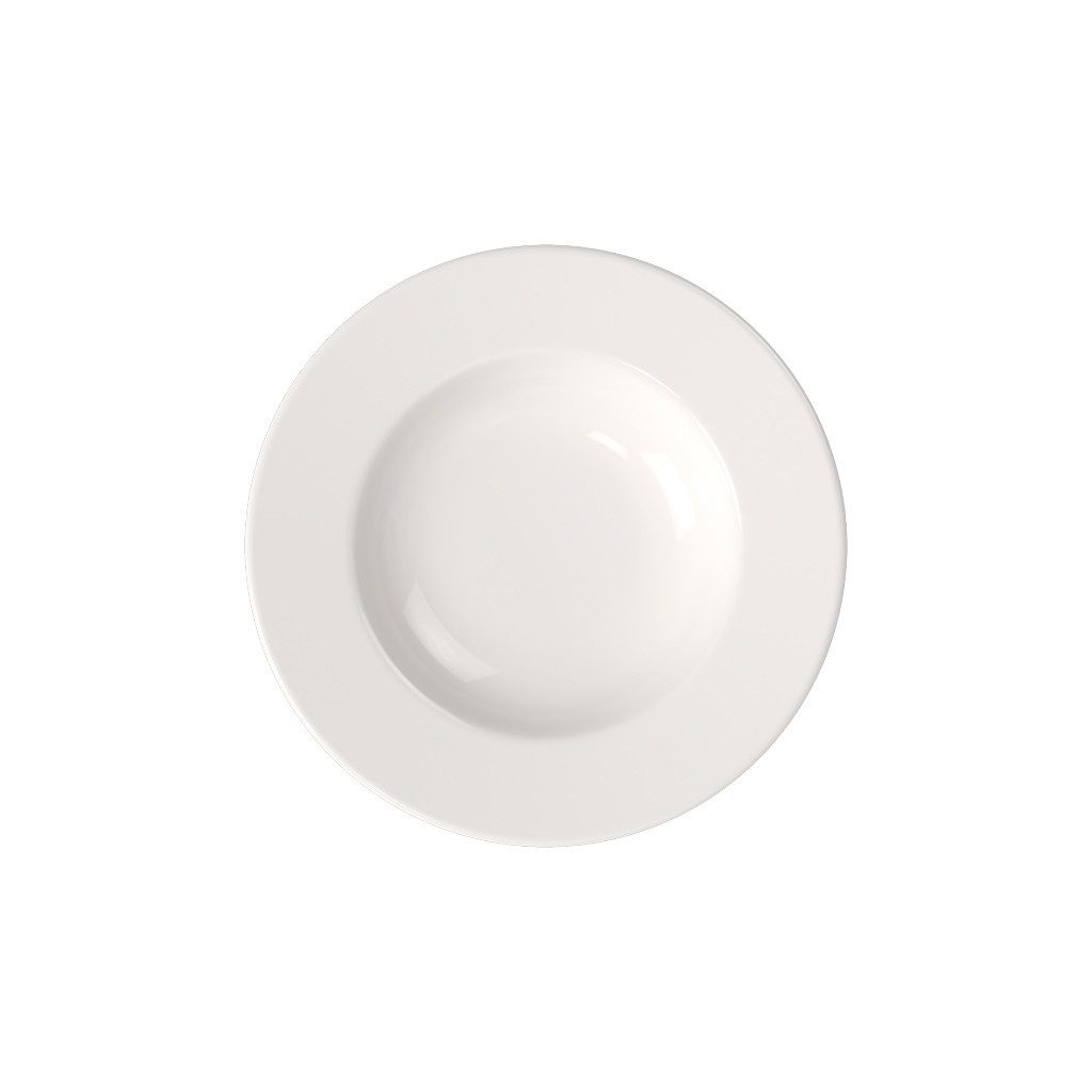 vivo Villeroy & Boch Group Suppenteller Basic White Suppenteller, (1 St), Premium Porcelain, mikrow.- & spülm.sicher, Made in Germany