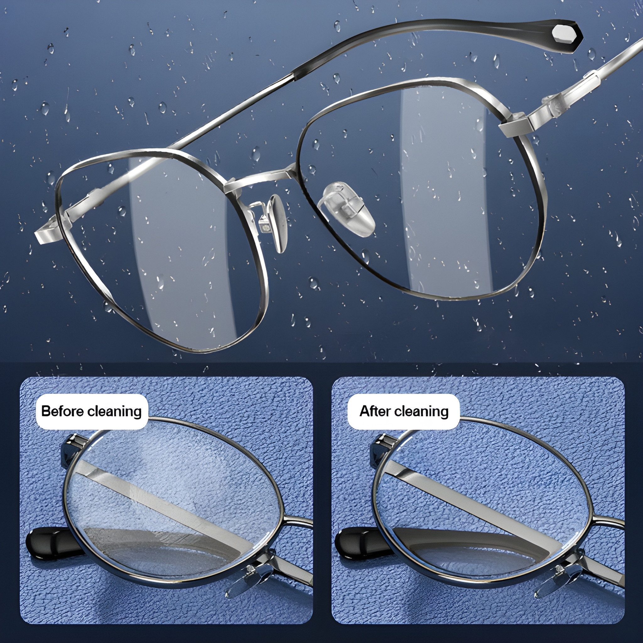 Athlix Ultraschallreiniger Ultraschall-Brillenreiniger Kontaktlinsenreiniger für Schmuck, Uhren, 360° Reinigung, Ideal für Reisen, Einfache Bedienung