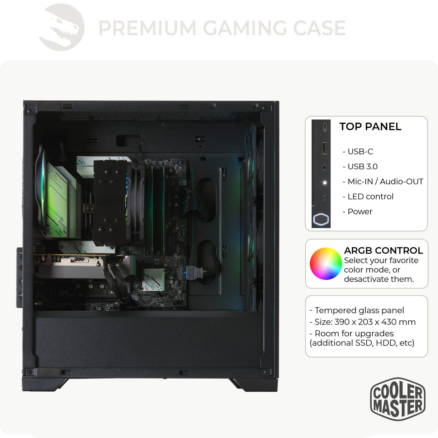 Sedatech UCCJ114I1I1HF - Gaming-PC (AMD Ryzen 7 9800X3D 8x 4.7GHz (max 5.2GHz), Geforce RTX5060 8GB, 32 GB RAM, 2000 GB SSD, WiFi 6E)