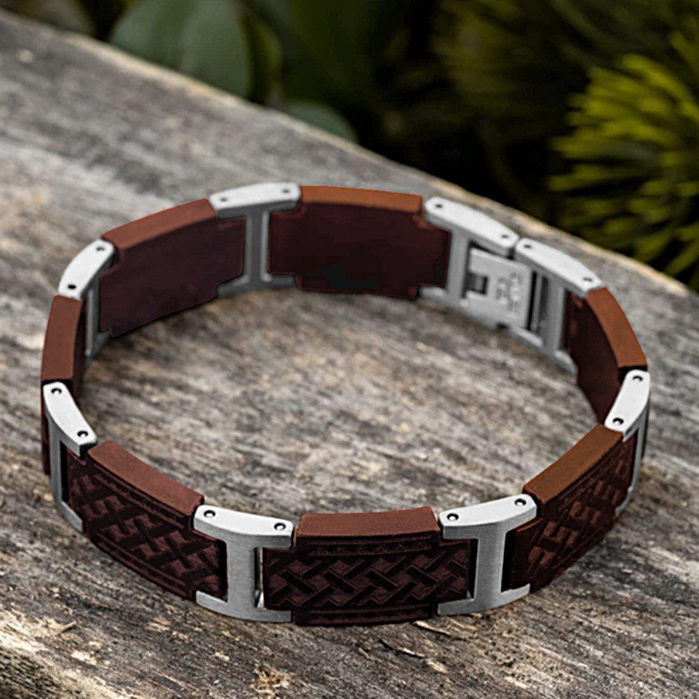 Holzwerk Gliederarmband Designer Holz Armband, Navaho Armkette, Holz Unikate inkl. Armbandkürzer, ideal als Geschenk