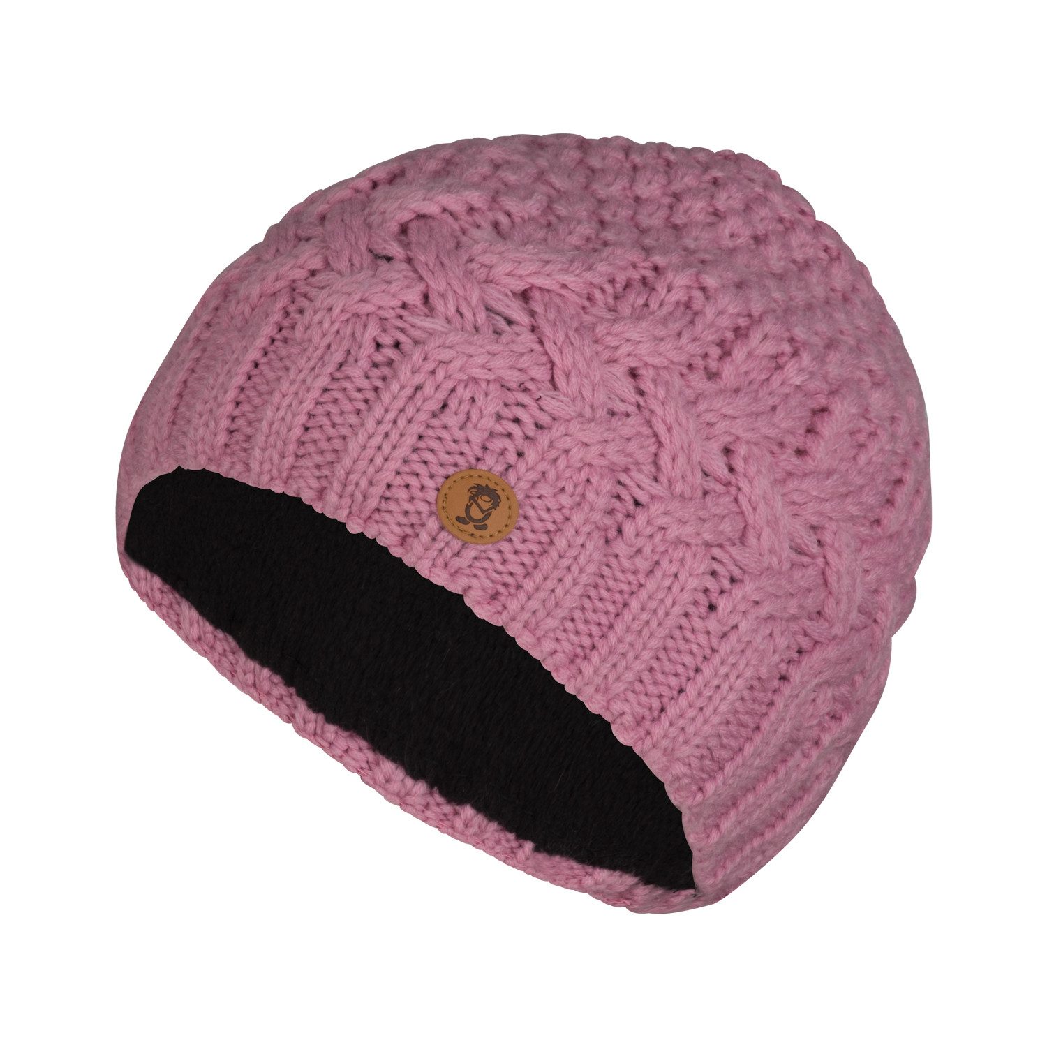 TROLLKIDS Strickmütze GIRLS RAULAND CAP mit Zopf- und Perlstrickmuster
