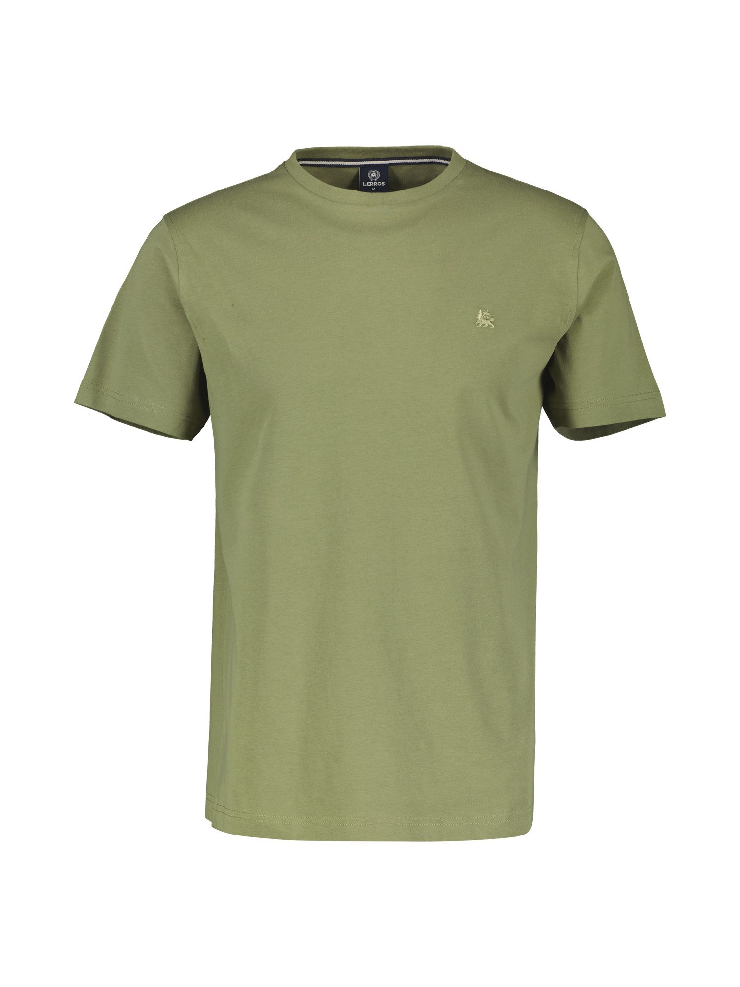 LERROS T-Shirt LERROS Basic T-Shirt mit Logostitch, unifarben günstig online kaufen