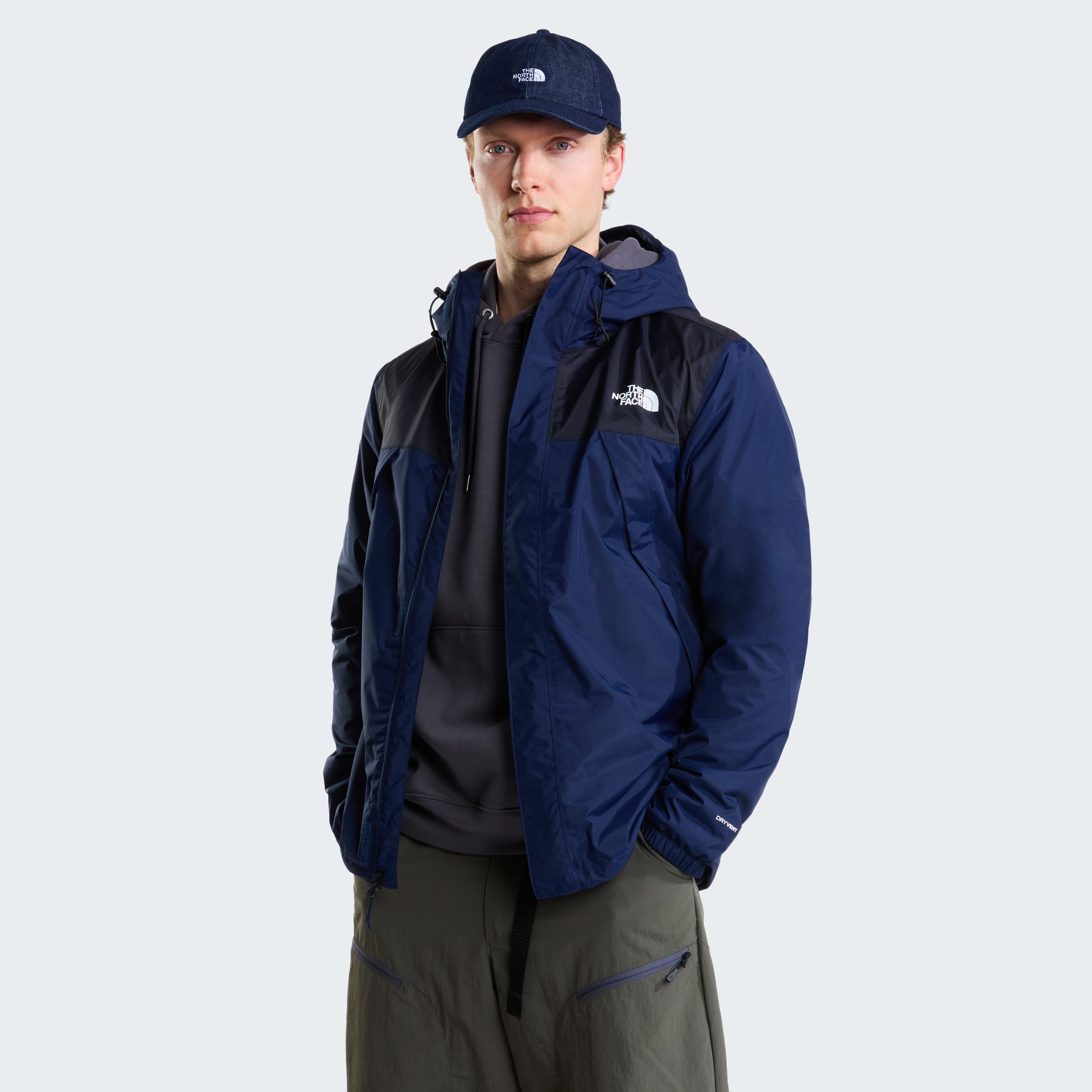The North Face Funktionsjacke Antora mit Windschutzblende, winddicht, wasserdicht, atmungsaktiv