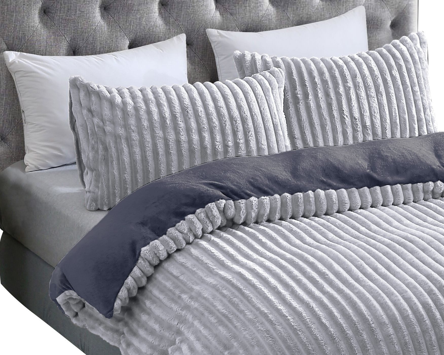 Leonado Vicenti Bettwäsche CORD Optik, Teddy Plüsch, Cashmere Touch, Fleece günstig online kaufen